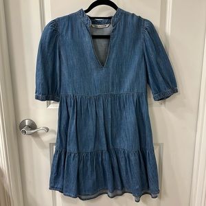 Zara Denim Mini Dress